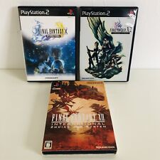 PS2 Final Fantasy X X-2 XII International Zodiac Job System Sony conjunto de 3 Japão comprar usado  Enviando para Brazil