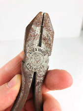Alicate Lineman Utica Tools 1950-6 feito nos EUA cortadores de fio nariz curto *Lc4 comprar usado  Enviando para Brazil