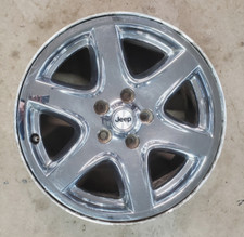 2002-2007 Jeep Liberty Chrome roda fabricante de equipamento original 17” aro original de fábrica 52128674AA, usado comprar usado  Enviando para Brazil