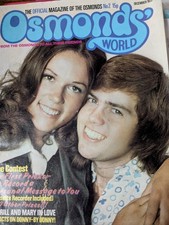 Osmond 1973 magazine for sale  SOUTHPORT