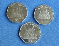 Gibraltar 50p coins for sale  LEEDS