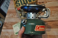 Vintage 12/68 Coleman 502-700 Fogão Esportivo Verde com Caixa e Papéis BOTÃO QUEBRADO comprar usado  Enviando para Brazil
