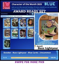 Topps Disney Collect ANNA CHARACTER MONTH COTM Setembro Azul Conjunto 9/9 (Sem Prêmio) comprar usado  Enviando para Brazil