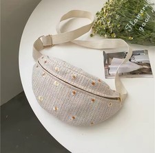Damen strohtasche bauchtasche gebraucht kaufen  Rüdesheim am Rhein