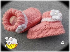 Chaussons bébé laine d'occasion  Nice-