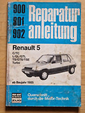 Renault R5 C TC L GL GTL TS GTS TSE Turbo 1985-1992 Repair Manual No 900 comprar usado  Enviando para Brazil