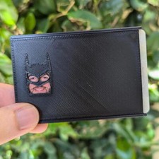 Carteira de identificação de herói masculina feminina elegante design de super-herói vários slots para cartões preta comprar usado  Enviando para Brazil