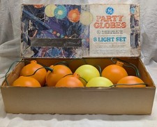 Usado, Vintage General Electric Globos de Festa Lanternas de Pátio Luzes de Cordas Conjunto de 8 comprar usado  Enviando para Brazil