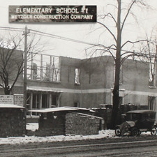 1922 Buffalo NY Fotografia Construção Gesso Vidro Telhado Escola #1 Década de 1920 comprar usado  Enviando para Brazil