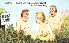 Postcard comic nudist for sale  BRISTOL