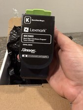 Cartucho de toner preto genuíno Lexmark de alto rendimento 80C1HK0 CK420 uníssono comprar usado  Enviando para Brazil