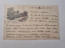 Cartolina 1925 villa usato  Cortona