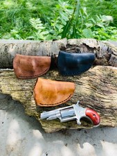 Coldre de bolso/cinto de couro moldado grosso feito à mão NAA 22 LR mini revólver comprar usado  Enviando para Brazil