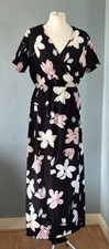 Black floral summer for sale  DUNSTABLE