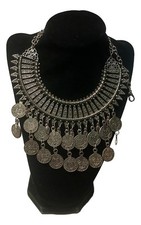 Colar tribal marroquino com design intrincado - Joias de declaração boho comprar usado Colar tribal marroquino com design intrincado - Joias de declaração boho comprar usado  Enviando para Brazil