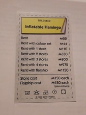 Primark monopoly spare for sale  WOLVERHAMPTON