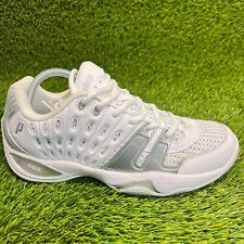 Tênis de corrida Prince T22 Shock Eraser feminino tamanho 9 branco prata, usado comprar usado  Enviando para Brazil