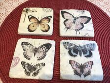 Stone coasters shabby for sale  LEAMINGTON SPA