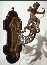 Victorian brass cherub for sale  SAWBRIDGEWORTH