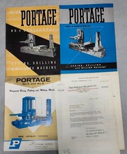 Portage machine brochure for sale  Bellmore