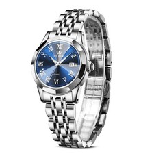 Olevs silver watches for sale  BURTON-ON-TRENT