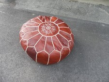 Leather ottoman moroccan for sale  Patchogue