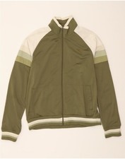 Jaqueta PUMA Masculina Tracksuit Top Grande Verde Colorblock Poliéster DI04, usado comprar usado  Enviando para Brazil