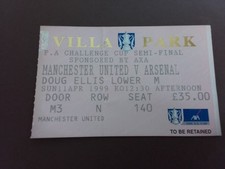Arsenal manchester united for sale  STOURBRIDGE
