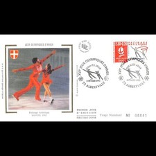 Fdc soie patinage d'occasion  Crécy-la-Chapelle