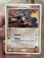 Carte pokemon rhinocorne d'occasion  Wasselonne