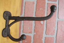 Gancho de ferro fundido antigo suporte cabide hardware arquitetônico extremidades esféricas borda plana comprar usado  Enviando para Brazil
