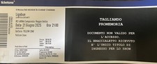 Biglietto concerto ligabue usato  Olevano Romano