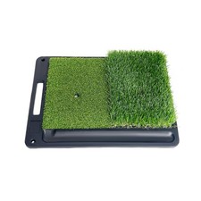 Tapete de golfe tapete de prática de golfe placa divot com bandeja de bola portátil para ambientes internos e externos..., usado comprar usado  Enviando para Brazil