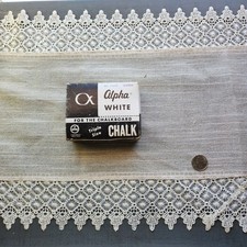 Quadro-negro vintage Alpha giz branco não tóxico baixo pó Weber Costello tamanho triplo, usado comprar usado  Enviando para Brazil