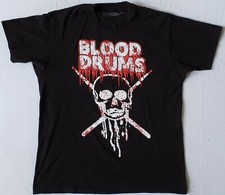 Camiseta Preta STREET DRUM CORPS Blood Drums Tamanho Grande, usado comprar usado  Enviando para Brazil
