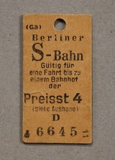 Alte fahrkarte karton gebraucht kaufen  Berlin