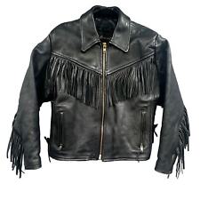 Vtg leather fringe for sale  Stites