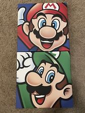 Conjunto de arte de parede Super Mario Bros. Mario & Luigi lona 16 x 16 Pyramid America 2015 comprar usado  Enviando para Brazil