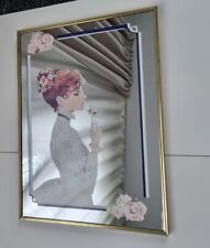 Miroir vintage femme d'occasion  Locminé