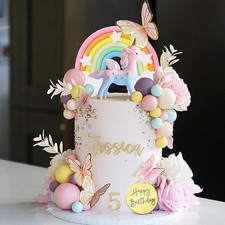 Unicorn cake topper for sale  OLDHAM