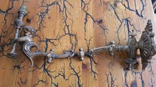 Victorian brass gas for sale  BEDFORD