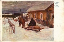 PC ARTE RUSSA O. BRAZ ARTISTA DE INVERNO ASSINADO (a44216) comprar usado  Enviando para Brazil