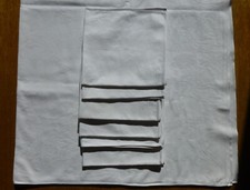 White cotton damask for sale  NEWTON ABBOT