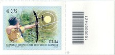 2011 francobollo campionati usato  Italia