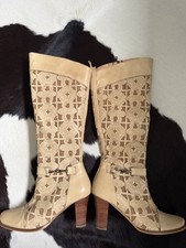 Ausgefallener retro lederstief gebraucht kaufen  Gröbenzell