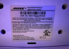 Bose sounddock series for sale  Asheville