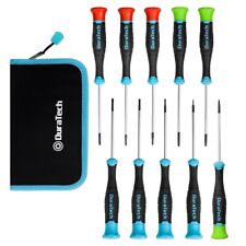 DURATECH 10PC mini conjunto de chaves de fenda de precisão magnética conjunto de chaves de fenda com bolsa, usado comprar usado  Enviando para Brazil