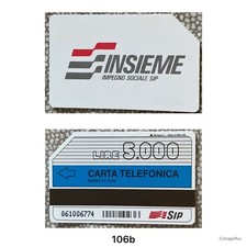 Schede telefoniche 106b usato  Castiglione d'Orcia