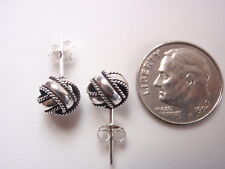 Brincos pequenos de prata esterlina 925 estilo corda Bali  comprar usado Brincos pequenos de prata esterlina 925 estilo corda Bali  comprar usado  Enviando para Brazil