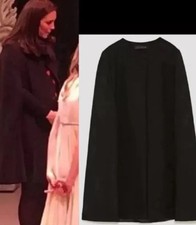 Zara black cape for sale  WOKING